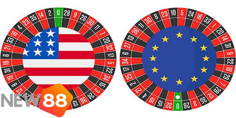 Sự khác nhau của quay roulette ở Pháp và Mỹ