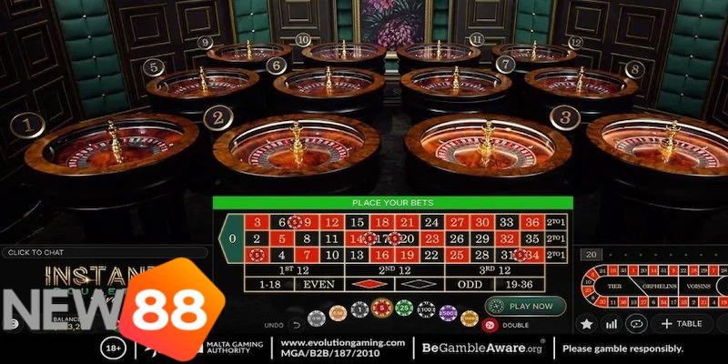 Luật chơi Roulette chính xác tại New88